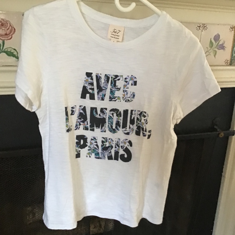 Cinq a Sept Avec L’Amour Paris Tee S